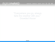 Tablet Screenshot of digitalmeteo.com